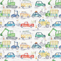Traffic Jam Primary Fabric by the Metre